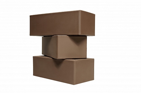 Кирпич керамический лицевой ОСМиБТ "Коричневый" 1,4НФ/УС