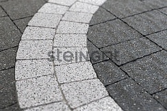 Тротуарная плитка Steingot Классика Арко "Bianco Nero" 60мм