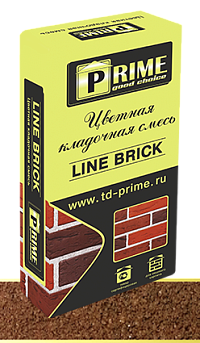 Цветная кладочная смесь Prime Line Brick "Wasser" Коричневая 25 кг