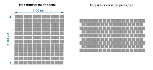 Тротуарная плитка Лидер40 Прадо "Серая" 80мм