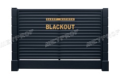 Забор жалюзи Blackout PE