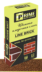 Цветная кладочная смесь Prime Line Brick "Klinker" Коричневая 25 кг