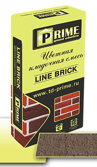 Цветная кладочная смесь Prime Line Brick "Wasser" Светло-коричневая 25 кг