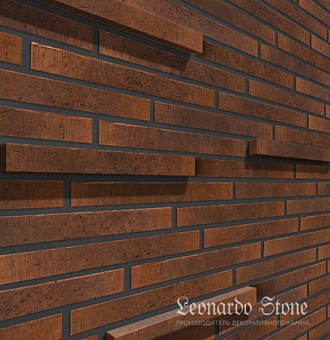 Ригельный кирпич Leonardo Stone "Сиэтл 3D" 773