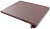 Ступень фронтальная CAÑADA GRES Natura 017 Brown 244x330 мм R11