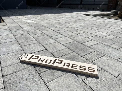 Тротуарная плитка Propress Ландхаус "Серо-белый" 40мм 