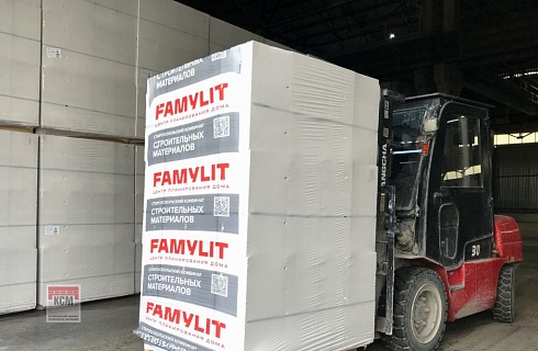 Газосиликатный блок FAMYLIT  600x100x288 D500