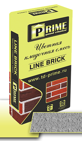 Цветная кладочная смесь Prime Line Brick "Klinker" Жемчужная 25 кг