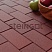 Тротуарная плитка Steingot Брусчатка "Темно-красная" (верхний прокрас, минифаска) 60мм