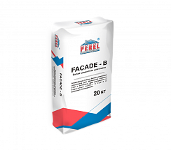 Шпатлевка цементная Perel FACADE-B, белая, 20 кг