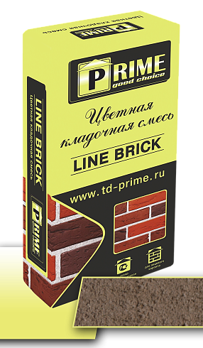 Цветная кладочная смесь Prime Line Brick "Wasser" Светло-коричневая 25 кг