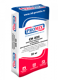 Цементно-известковая штукатурка Promix CH 025, серая, 25 кг