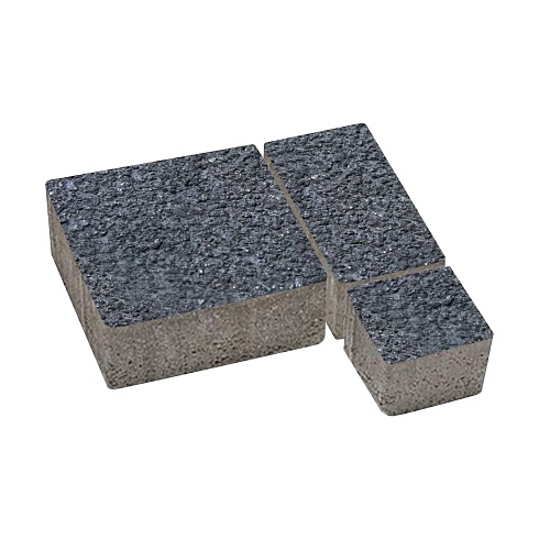 Тротуарная плитка Арбет Мозаика "Долерит Stone Collection" 45мм