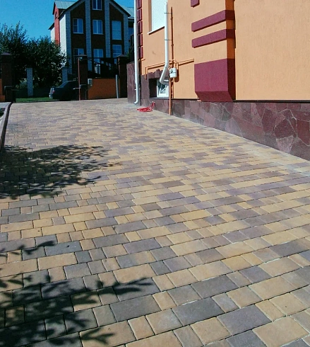 Тротуарная плитка Арбет Старый город "Коричневый" 60мм