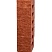 Кирпич клинкерный лицевой Kerma Premium klinker "Красный" Бархат 0,7НФ/УС