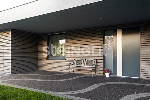 Тротуарная плитка Steingot Классика Арко "Bianco Nero" 60мм