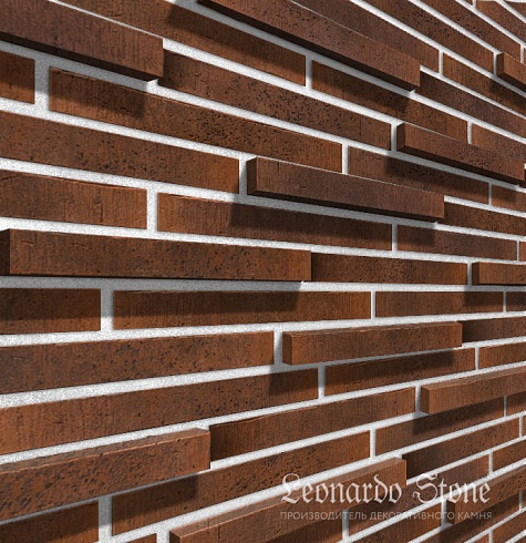 Ригельный кирпич Leonardo Stone "Сиэтл 3D" 773
