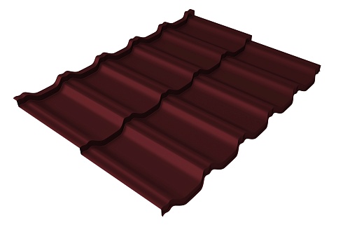 Модульная металлочерепица серия Kvinta Uno c 3D Satin Matt
