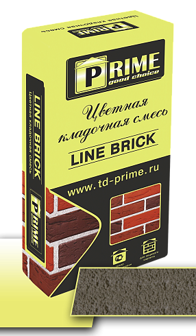Цветная кладочная смесь Prime Line Brick "Wasser" Серая 25 кг