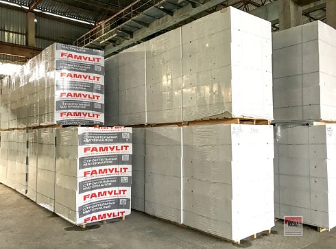 Газосиликатный блок FAMYLIT  600x400x288 D500