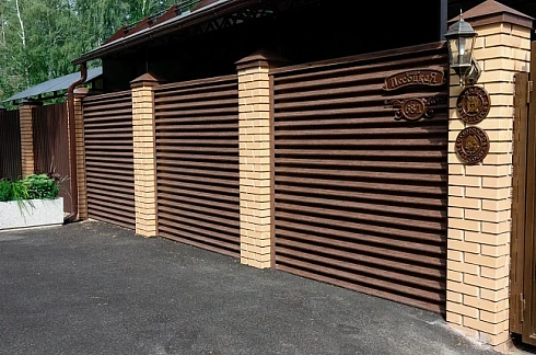 Забор жалюзи YardWall Printech