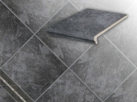 Клинкерная ступень флорентинер Stroeher Roccia 845 nero