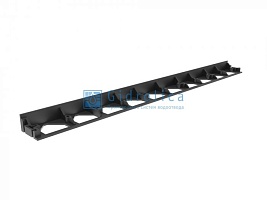 Бордюр Gidrolica Line Б-300.8,5.4.5 - пластиковый черный L3000